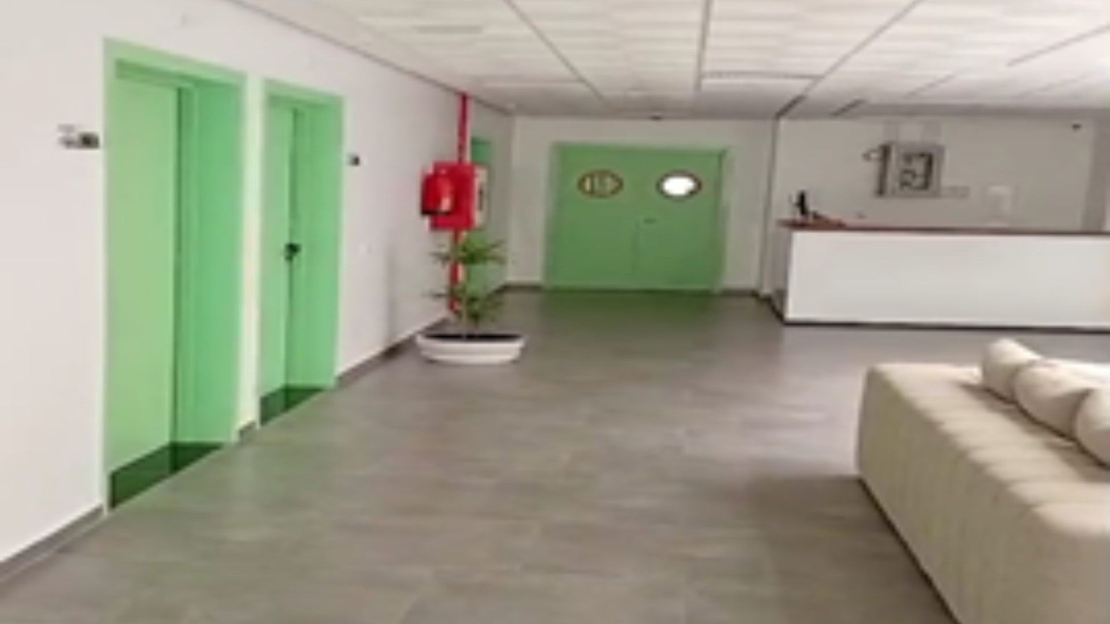 Couloir des chambres - Clinique Mesbahi